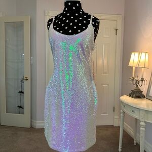 Barbie x Aqua Sequined Mini Dress